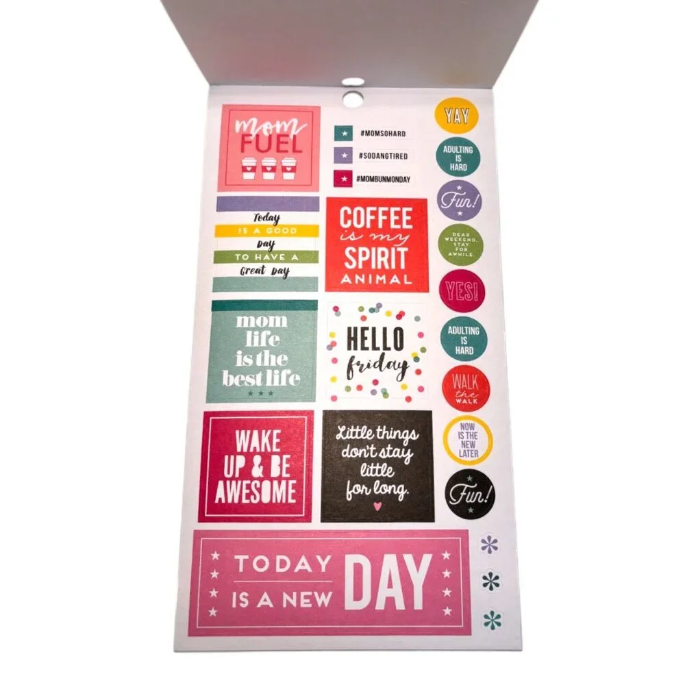 NEW The Happy Planner MOM Mini Sticker Book Calendar Organization 1529 Pieces